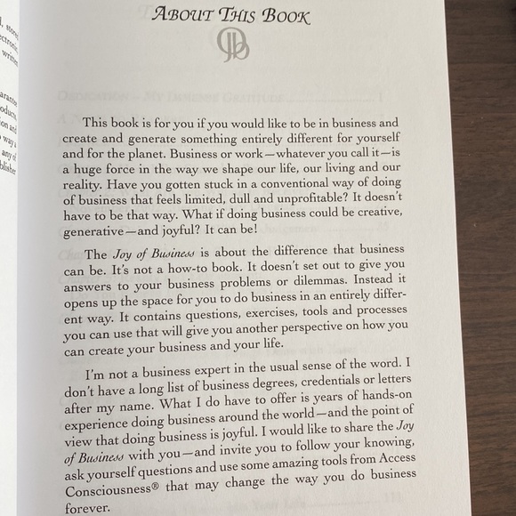 Book Joy of Business| Access Consciousness - Picture 3 of 3